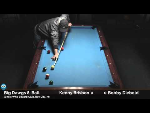 2016-04-02 Big Dawg 8-Ball: Kenny Brisbon vs Bobby Diebold