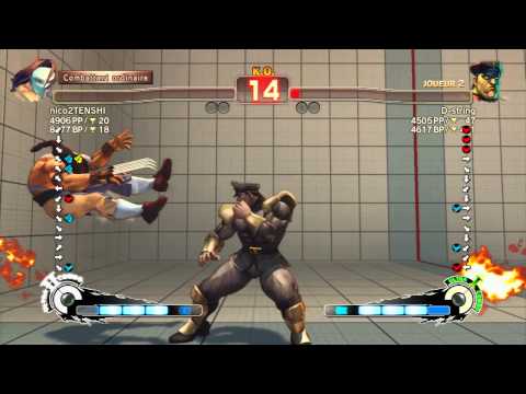 SSF4-AE: nico2TENSHI [Vega] vs D-string [Dictator]