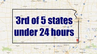 Metal Detecting 5 states in less than 24 hours-Part 3 "Kansas"