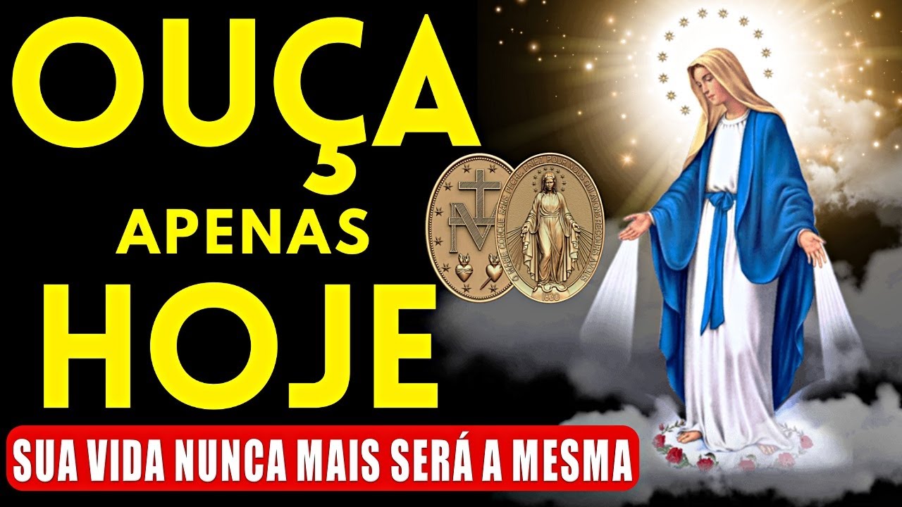⭐NOSSA SENHORA DAS GRAÇAS I Para Resolver o Impossível. Medalha milagrosa. Oração da manhã.✨