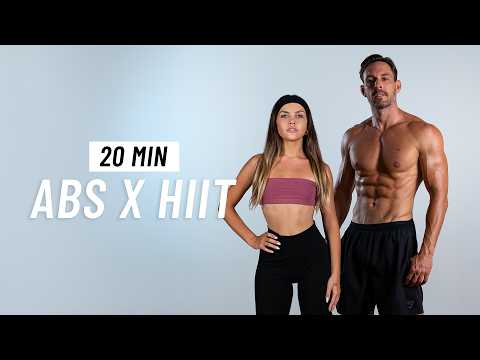 20 MIN ABS HIIT WORKOUT - ALL STANDING - Small Waist, No Equipment, No Repeats
