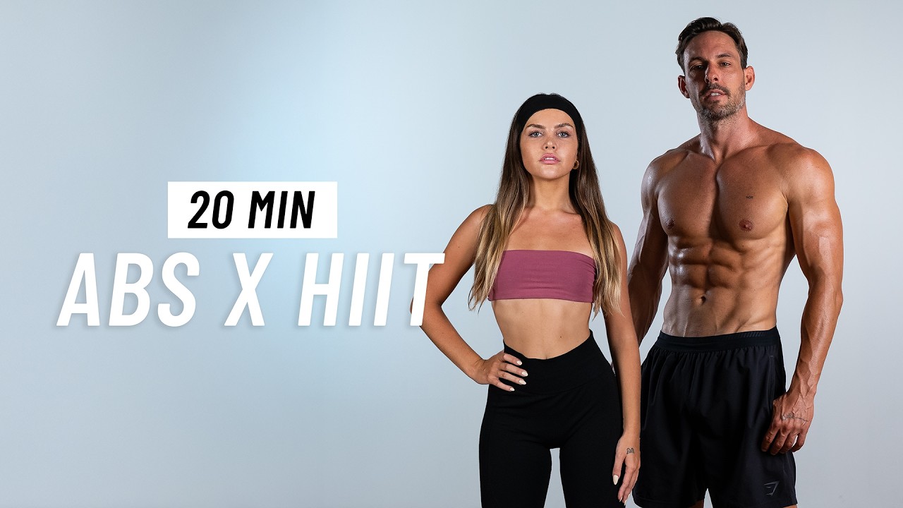 20 MIN ABS HIIT WORKOUT - ALL STANDING - Small Waist, No Equipment, No Repeats