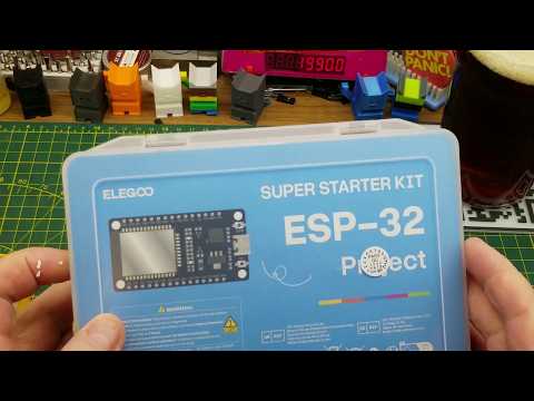 A first look at: Elegoo esp32 starter kit