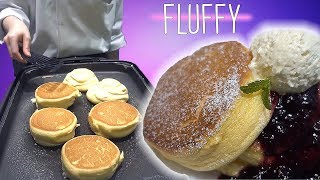 FLUFFY Pancakes in Japan & American Airlines PREMIUM Economy Food Review