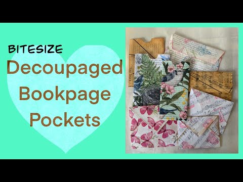 Junk Journal Ideas - 3 Easy Pockets