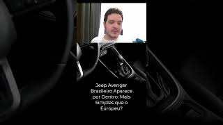 Novo SUV da Jeep no Brasil: Avenger 2027 Terá Motor 1.0 Turbo e Preço Abaixo do Renegade? #jeep