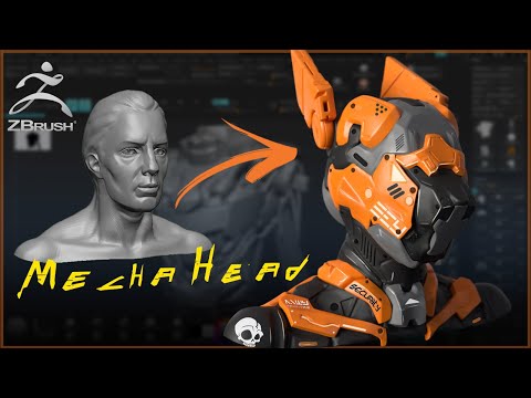 Mecha Head Tutorial | Man ki baat | ZBrush Hardsurface Tutorial