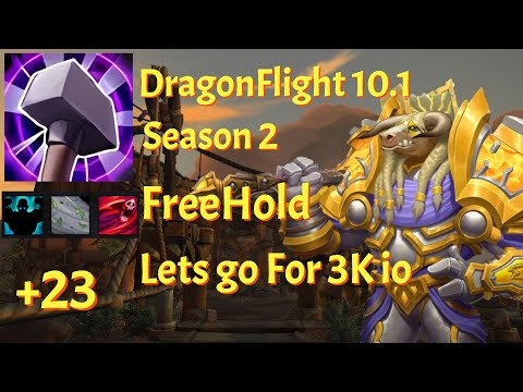 World Of Warcraft Dragonflight 10.1 Season 2 +23 Freehold Retribution Paladin