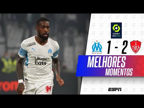 GERSON FAZ GOLAÇO, MAS MARSELHA DE SAMPAOLI PERDE DE VIRADA | Olympique de Marselha 1 x 2 Brest