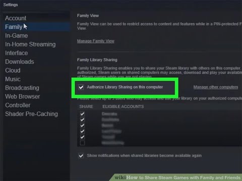 How to enable Family share in steam !!