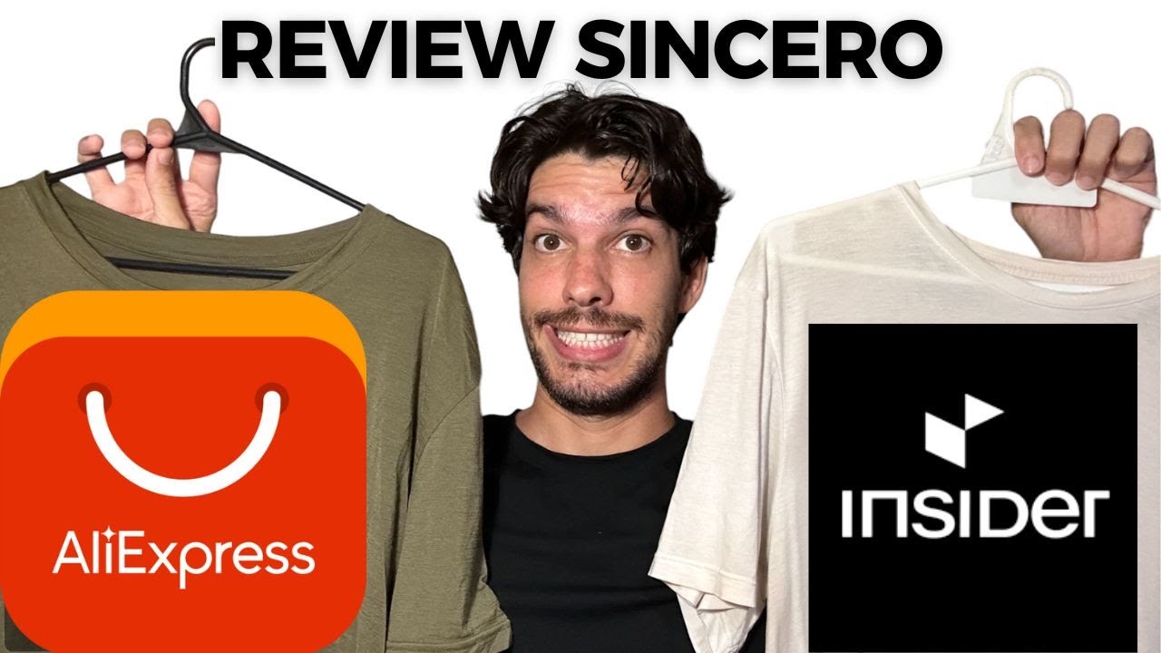 A AliExpress vai QUEBRAR a Insider Store? Review Tech T-Shirt