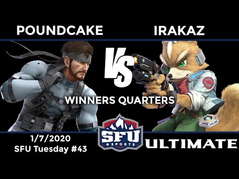 SFU Tuesday #43: NCG | Poundcake (Snake, Ken) vs Irakaz (Fox) - Winners Quarters