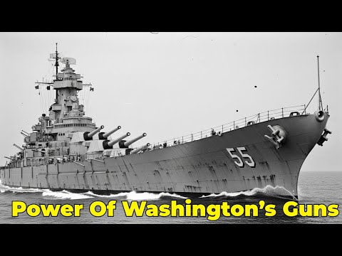What Happened When USS Washington Fired A Full Broadside At Maximum Range