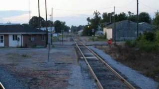 preview picture of video 'Amtrak Cardinal Eastbound Monon Indiana Curve'