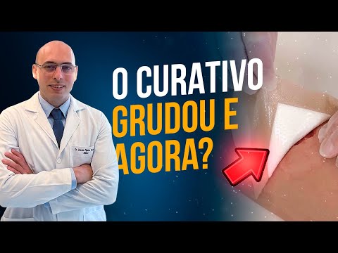 O QUE FAZER PARA REMOVER O CURATIVO QUE GRUDOU SEM DOER?