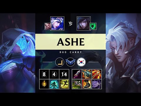 Ashe ADC vs Aphelios - KR Diamond Patch 25.17
