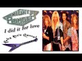 Night Ranger - I did it for love 🎧(lyrics)🎵