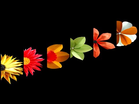 Paper flowers | nupur's handicrafts❤️❤️❤️