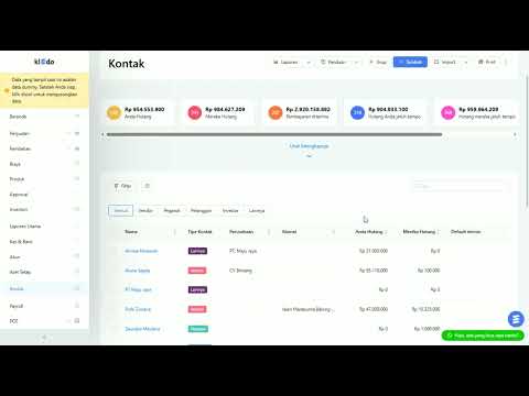 Cara Memunculkan Default Termin pada Menu Kontak