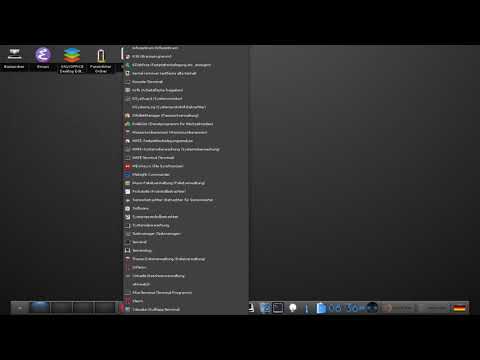 Enlightenment Anwendungsmenü