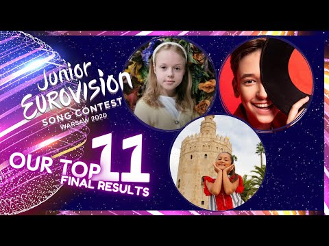 Final Results – Our Top 11 of Junior Eurovision 2020