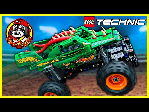 New 2023 Monster Jam LEGO Technic DRAGON & DALMATIAN (GIVEAWAY!)