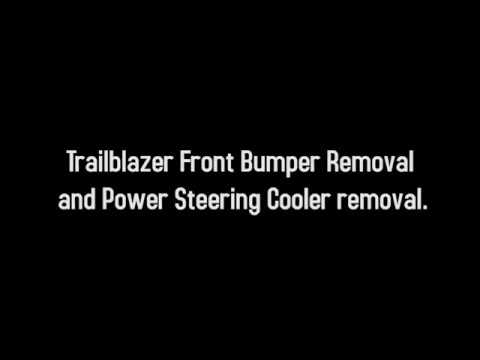 Trailblazer Front Bumper and Power Steering Cooler removal