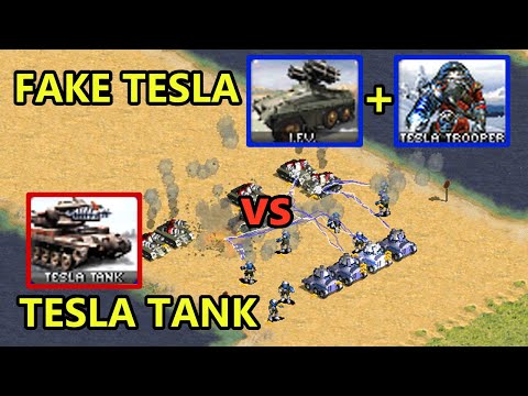 IFV + Tesla Trooper better than Tesla Tank? - Red Alert 2