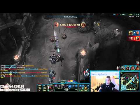 Gross Gore - Zed vs Irelia 1vs1 smurfing in Plat - League of Legends