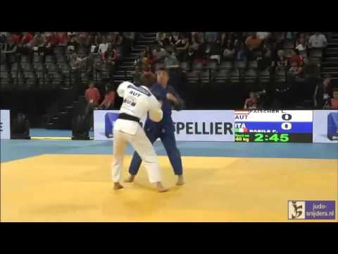 Judo 2014 European Championships Montpellier: Paischer (AUT) - Basile (ITA) [-60kg]