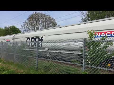 GBRf Class 66 with brand new Biomass hoppers at Backworth 12/05/18