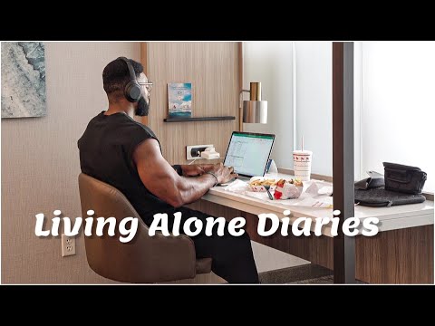 Living Alone Diaries | Work trip to California USA & My First Podcast. ft@MarkBellsPowerProject