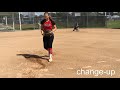 Casey Cousino RHP / 1B softball skill video