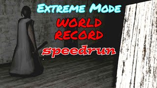 Granny Extreme Mode Speedrun Less Than 5 Minutes (