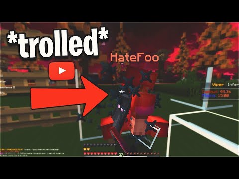 I trolled a Minecraft YouTuber during his LIVESTREAM... | Minecraft Hardcore Factions
