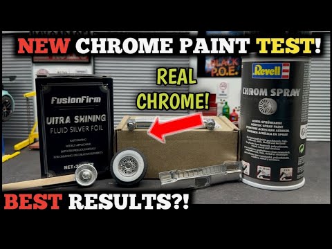 Why FusionFirm Chrome BEATS Revell Chrome Spray?! The RESULTS!