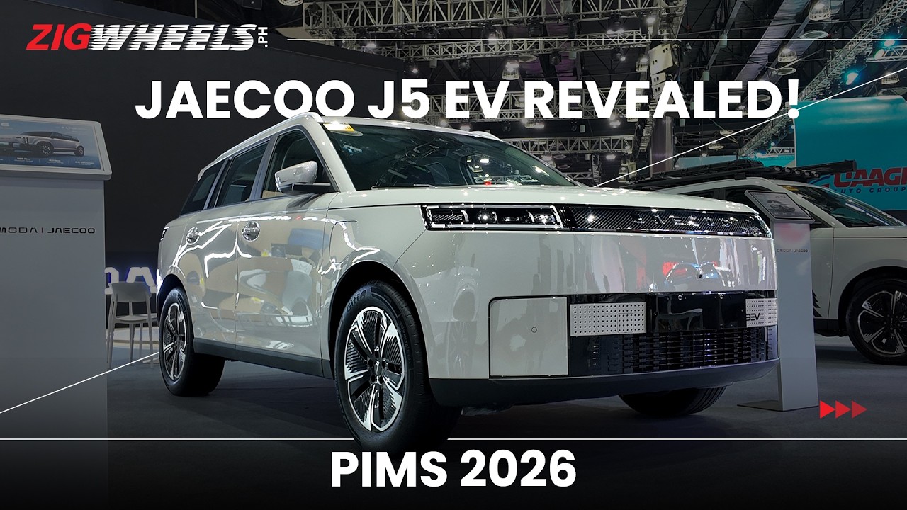 2026 Jaecoo J5 EV Revealed at PIMS 2026! | Zigwheels.Ph