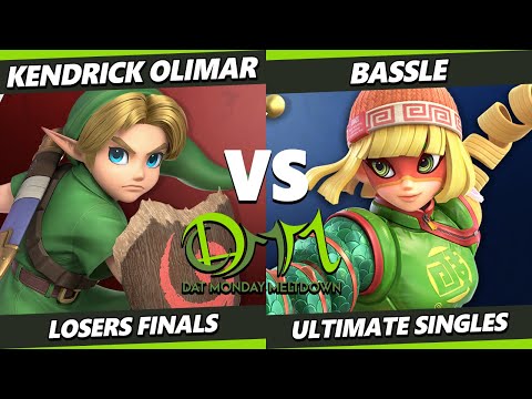 DAT MM 285 Losers Finals - Bassle (Min Min) Vs. Kendrick Olimar (Young Link) Smash Ultimate - SSBU