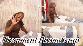 HOW I SET UP MY TREATMENT ROOM