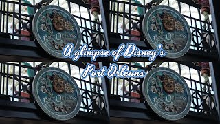 A glimpse of Disney's Port Orleans