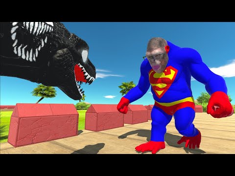 SUPERMAN GORO OASIS DEATH RUN - Animal Revolt Battle Simulator