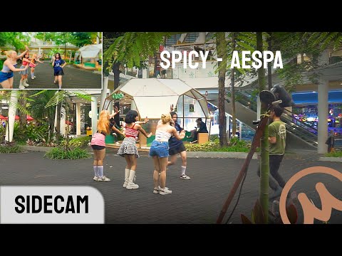 [KPOP IN PUBLIC SIDECAM VER.] aespa 에스파 'Spicy' Cover by Moksori Team From Indonesia