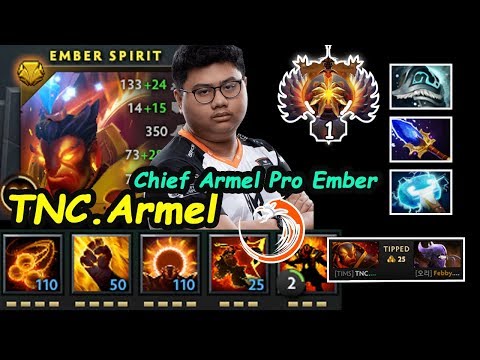 TNC Armel [Ember Spirit] Chief Top1 MMR Pro Midlane Perspective Full pro Gameplay 7.26 Dota 2