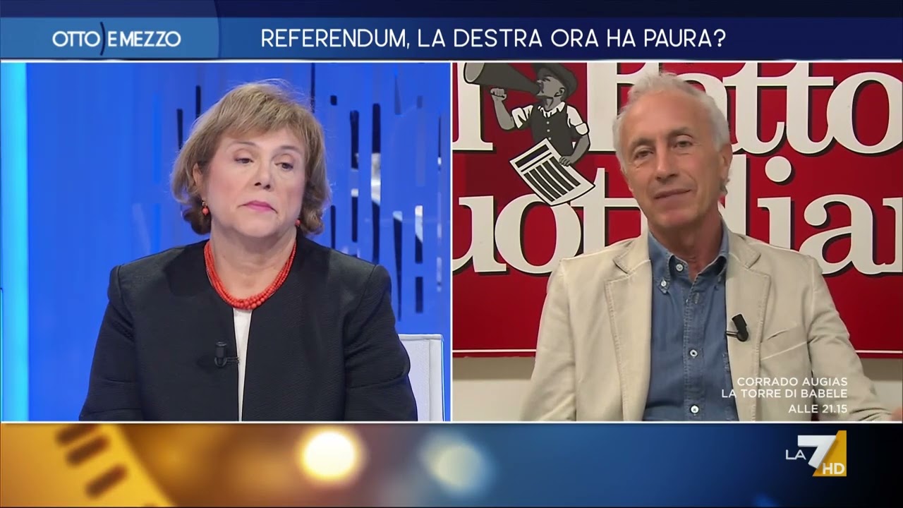 Referendum giustizia, Travaglio: "Meloni si vergogna, sarà impossibile tenere lontano il ...