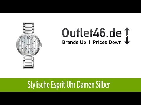 Stylische Esprit Uhr Damen Silber | Outlet46.de