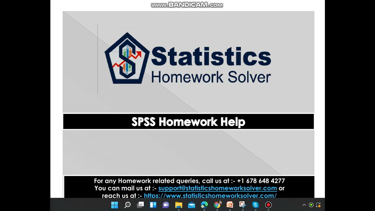 SPSS Homework Help