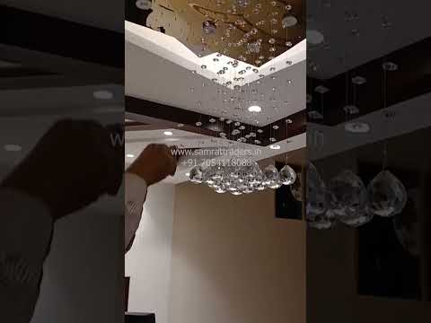 Gold Plated Jhumar installation and repair completed by our expert team.