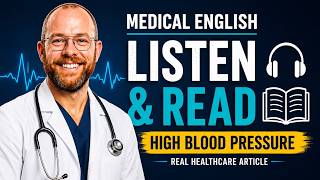 Medical English Reading Practice | High Blood Pressure Article (Real Healthcare English)