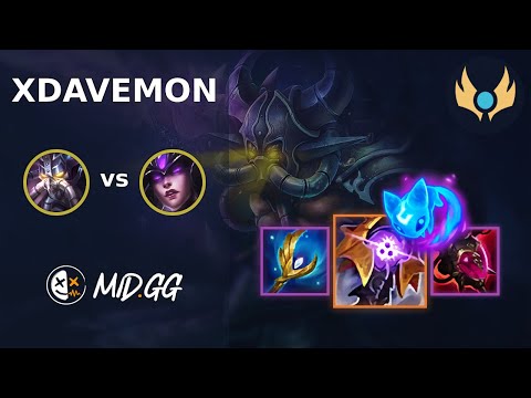 MID.GG: [ xDavemon ] Kassadin MID vs Syndra | NA CHALLENGER | LOL Season 2025