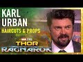 Karl Urban on haircuts & maybe stealing props -- Marvel Studios' Thor: Ragnarok Red Carpet Premiere